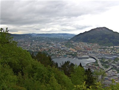 Bergen from Floyen 