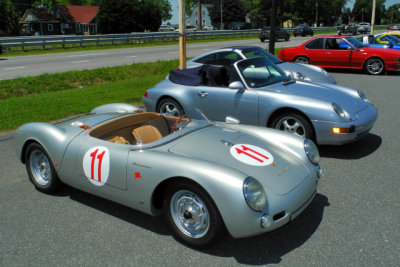 This replica of a 1955 Porsche 550 Spyder cost its owner about a hundredth as much as a real one. (1054)