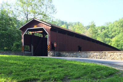 Bridge No. 1 -- Coleman Covered Bridge in Pequea, PA, photographed on May 28, 2016. (IMG_3359)