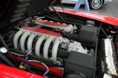 Flat-12 (boxer) engine of early 1990s Ferrari 512 TR, an improved iteration of the 1980s Testarossa (0822)