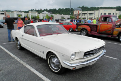 2017 JUNE 17 -- 1965 Ford Mustang 2+2 Fastback at Cars & Coffee in Hunt Valley, MD. (DSCN1120)
