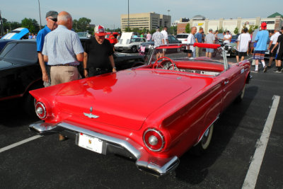 1957 Ford Thunderbird at Cars & Coffee in Hunt Valley, MD. (DSCN1239)
