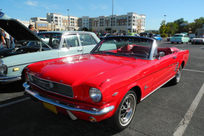 1966 Ford Mustang with 289 cid V8 at Cars & Coffee in Hunt Valley, MD (DSCN1604)