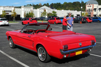 1966 Ford Mustang with 289 cid V8 at Cars & Coffee in Hunt Valley, MD (DSCN1617)