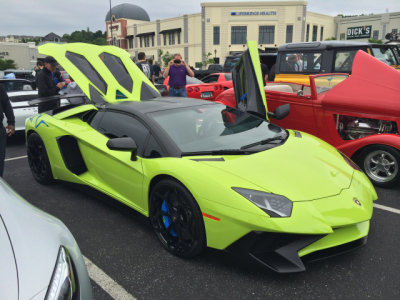 2017 Lamborghini Aventador SV at Cars & Coffee in Hunt Valley, MD. (IMG_5800)