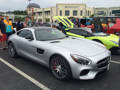 2016 Mercedes-Benz AMG GTS at Cars & Coffee in Hunt Valley, MD. (IMG_5801)