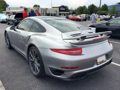 2015 Porsche 911 Turbo S (991.1) at Cars & Coffee in Hunt Valley, MD. (IMG_5816)
