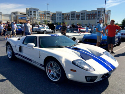 2017 JULY 8 -- 2005 or 2006 Ford GT at Cars & Coffee in Hunt Valley, MD. (IMG_6370)