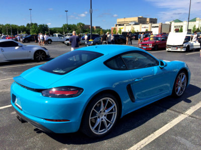 2017 Porsche 718 Cayman S at Cars & Coffee in Hunt Valley, MD. (IMG_6378)