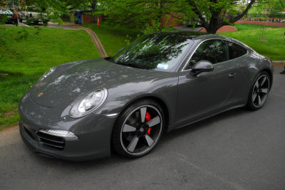 2014 Porsche 911 50th Anniverary Edition, Cars & Coffee in Great Falls, VA (DSCN0788)