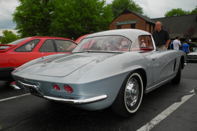 1962 Chevrolet Corvette, Cars & Coffee in Great Falls, VA (DSCN0830)