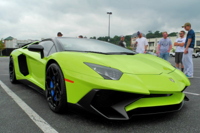 2017 Lamborghini Aventador SV at Cars & Coffee in Hunt Valley, MD. (DSCN1187)