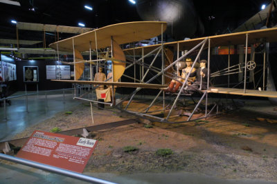 EARLY YEARS: 1909 Wright Military Flyer, 1st military heavier-than-air flying machine, U.S. Army Signal Corps (7928)
