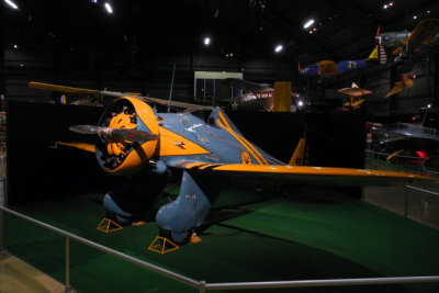 Boeing P-26A Peashooter, 1st all-metal monoplane produced for U.S. Army Air Corps, in 1930s (8020)