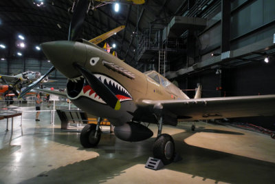 Curtiss P-40E Warhawk: The P-40 was the United States' best fighter available in large numbers when World War II began. (8075)