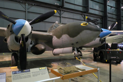 Lockheed P-38L Lightning performed various missions during World War II, including bombing, strafing, long-range escort. (8167)