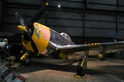 Republic P-47D Thunderbolt was renowned for its ruggedness, firepower and speed. (8175)