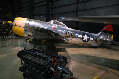 The massive Republic P-47 Thunderbolt was one of the most famous and important USAAF fighters during World War II. (8177)