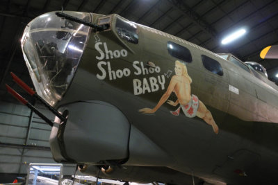 Boeing B-17G Flying Fortress: The B-17 served in every WWII combat zone. From the 1930s until 1945, 12,726 were produced. (8195)
