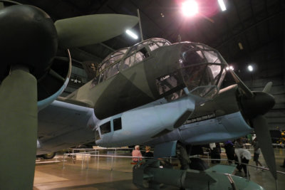 Junkers Ju 88D: The aircraft on display is a long-range photographic reconnaissance version. (8204)