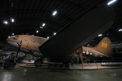 Curtiss C-46D Commando: During WWII, the USAAF used 3,144 C-46s for hauling cargo and troops, and for towing gliders. (8238)