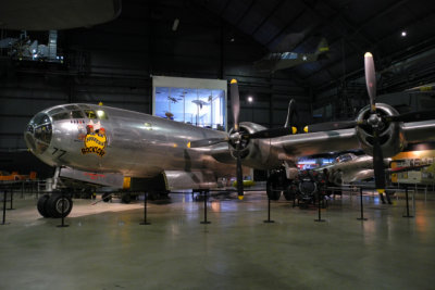 Boeing B-29 Superfortress Bockscar: Meant as a replacement for the B-17 & B-24, the B-29 made its 1st flight in 1942. (8251)
