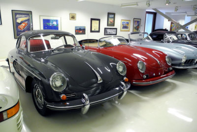 1965 Porsche 356C Coupe and 1950s Porsche 356 Speedster (1006)