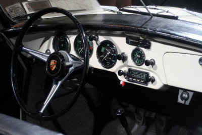 One-owner 1963 Porsche 356B Cabriolet restored by Porsche Classic at Porsche Cars North America's Atlanta headquarters. (0365)