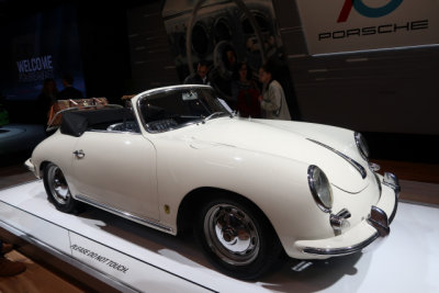 One-owner 1963 Porsche 356B Cabriolet restored by Porsche Classic at Porsche Cars North America's Atlanta headquarters. (0360)