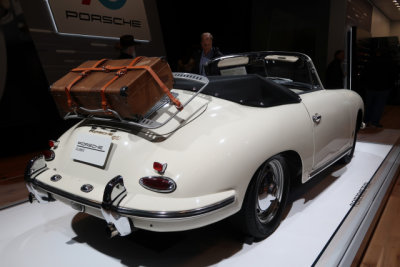 One-owner 1963 Porsche 356B Cabriolet restored by Porsche Classic at Porsche Cars North America's Atlanta headquarters. (0367)