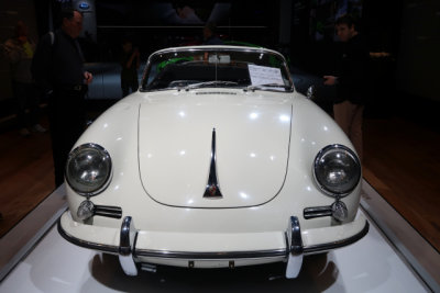 One-owner 1963 Porsche 356B Cabriolet restored by Porsche Classic at Porsche Cars North America's Atlanta headquarters. (0370)