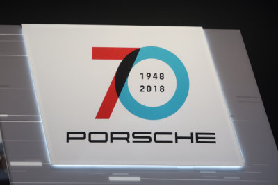 Porsche is celebrating in 2018 its 70th anniverary as a car manufacturer. (0372)