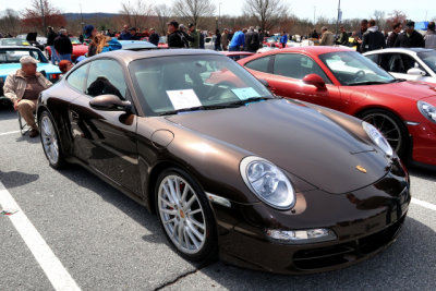 2008 Porsche 911S (997), Macadamia Metallic, People's Choice Concours, Porsche Swap Meet in Hershey, PA (0707)