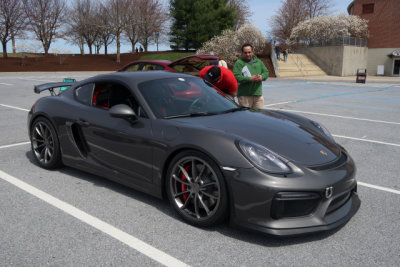 2016 Porsche Cayman GT4 (981), People's Choice Concours, Porsche Swap Meet in Hershey, PA (0774)