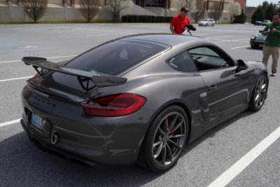 2016 Porsche Cayman GT4 (981), People's Choice Concours, Porsche Swap Meet in Hershey, PA (0778)