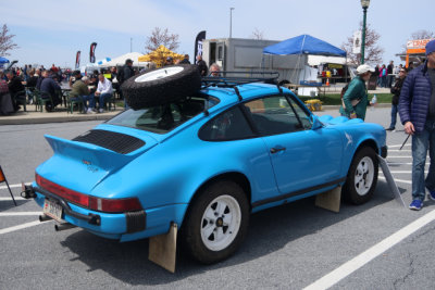 Porsche 911 Safari 4, Riviera Blue, 1982 911SC customized by Leh Keen, People's Choice Concours, Porsche Swap Meet (0805)