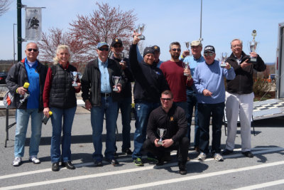 Class Winners, People's Choice Concours, Porsche Swap Meet in Hershey, PA (0838)