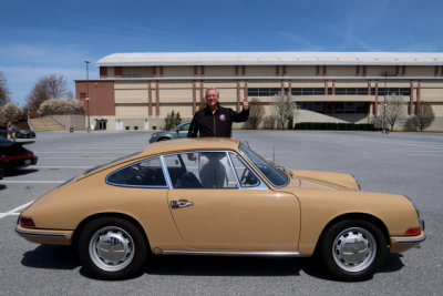Bob, Best of Show and 1st in Class winner, People's Choice Concours, Porsche Swap Meet in Hershey, PA (0891)