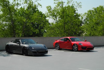 911 Carrera 4 GTS Cabriolet (991.1) and 2017 911 Turbo (991.2) (2870)