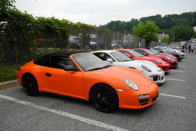 Some of the 85 Porsches that took part in the driving tour (3141)