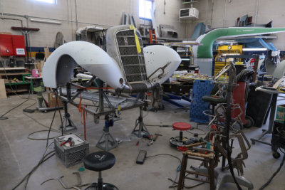 BODY RESTORATION SHOP, Nicola Bulgari Car Collection, NB Center for American Automotive Heritage, Allentown, PA (1046)