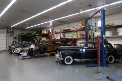 MECHANICAL RESTORATION SHOP, Nicola Bulgari Car Collection, NB Center for American Automotive Heritage, Allentown, PA (1064)