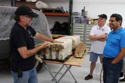 UPHOLSTERY RESTORATION SHOP, Nicola Bulgari Car Collection, NB Center for American Automotive Heritage, Allentown, PA (1085)