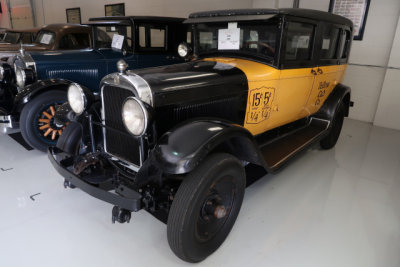 1930 GMC Model Six Yellow Taxi Cab, used in the 1946 James Stewart movie It's a Wonderful Life (1097)