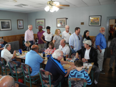 PCA Chesapeake Regions 2018 Eastern Shore Tour lunch at Old Saltys Restaurant in Fishing Creek, MD (3719)