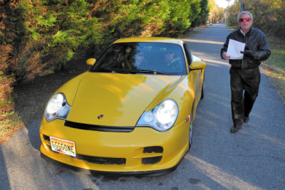 2003 Porsche 911 Twin Turbo (996), finishing Gimmick Rally, 49th Chesapeake Challenge (3986)