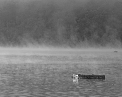 Morning lake view