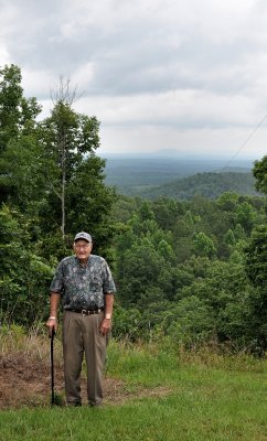 Dad on top of Flagg Mountain