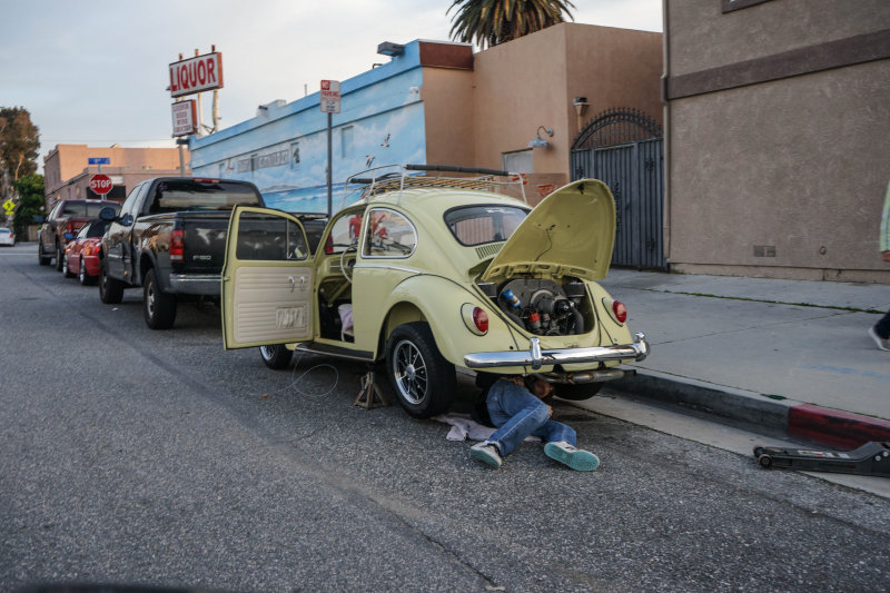 Roadside VW Repair, Huntington Beach, California