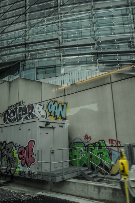 Graffiti under the Aviva Stadium, Dublin, Ireland